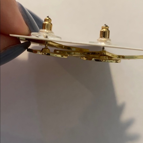 Gold Boho Style Maple Leaf Stacked Earring - Picture 6 of 7